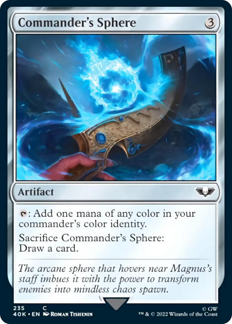 Commander's Sphere (235) (Surge Foil) [Warhammer 40,000] - Magic: The Gathering - Card Brawlers | Quebec | Canada |