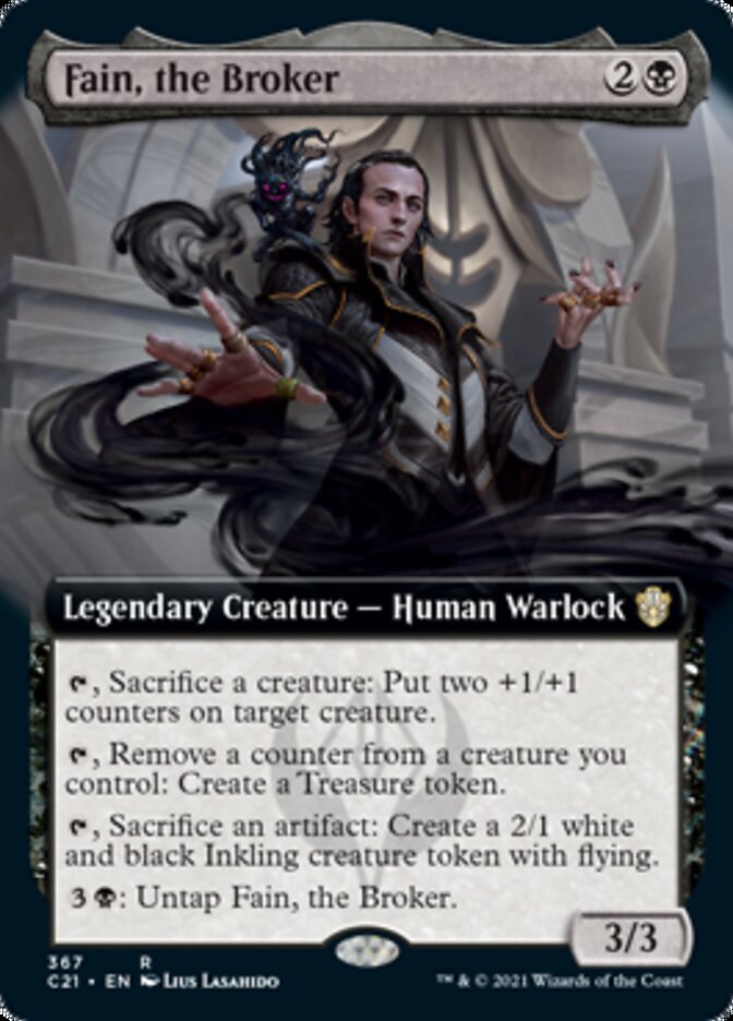 Fain, the Broker (Extended Art) [Commander 2021] - Magic: The Gathering - Card Brawlers | Quebec | Canada |
