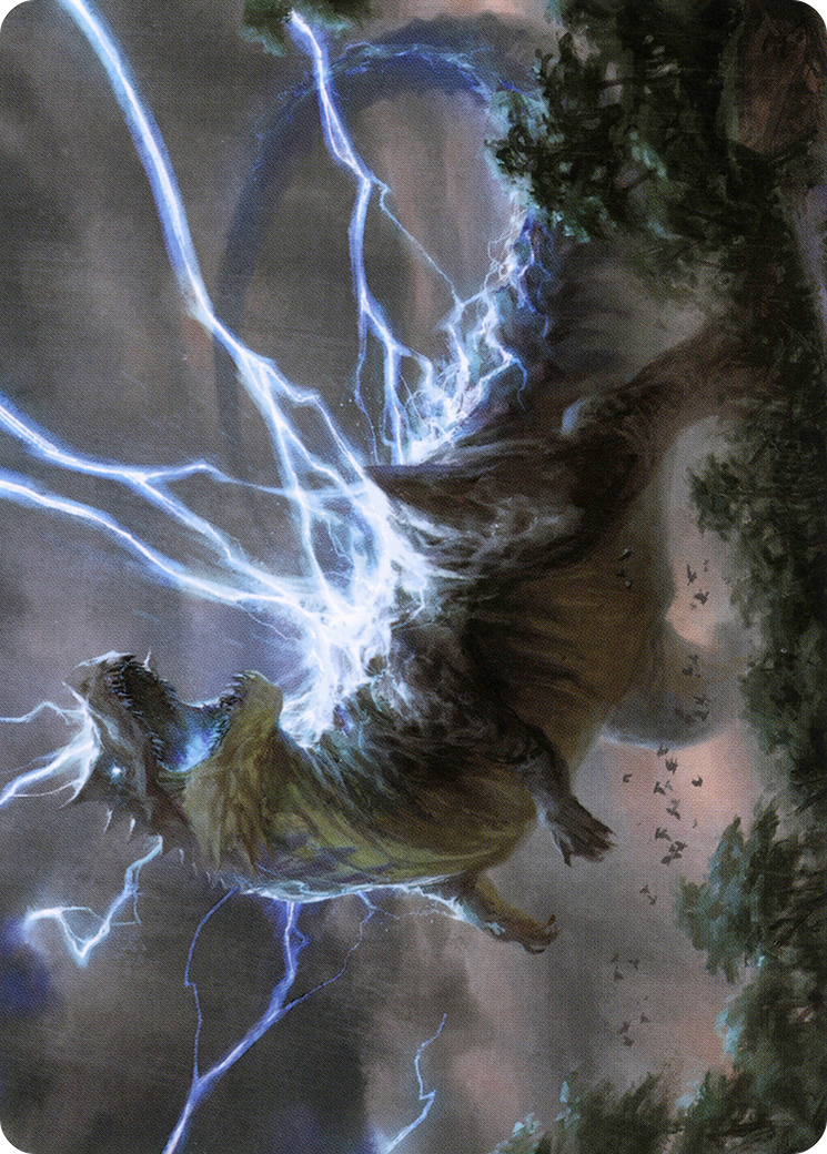Thrasta, Tempest's Roar Art Card (41) [Modern Horizons 2 Art Series] - Magic: The Gathering - Card Brawlers | Quebec | Canada |