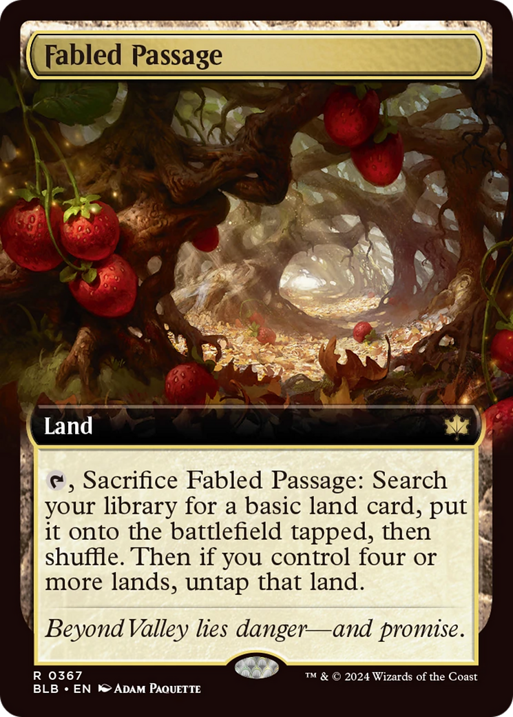 Fabled Passage (Extended Art) [Bloomburrow] - Magic: The Gathering - Card Brawlers | Quebec | Canada |
