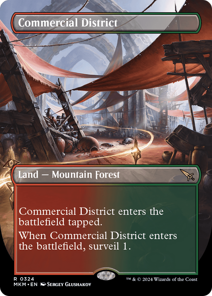 Commercial District (Borderless) [Murders at Karlov Manor] - Magic: The Gathering - Card Brawlers | Quebec | Canada |
