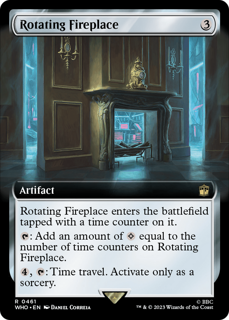 Rotating Fireplace (Extended Art) [Doctor Who] - Magic: The Gathering - Card Brawlers | Quebec | Canada |