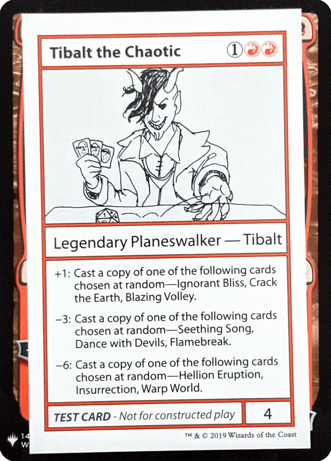 Tibalt the Chaotic [Mystery Booster Playtest Cards] - Magic: The Gathering - Card Brawlers | Quebec | Canada |