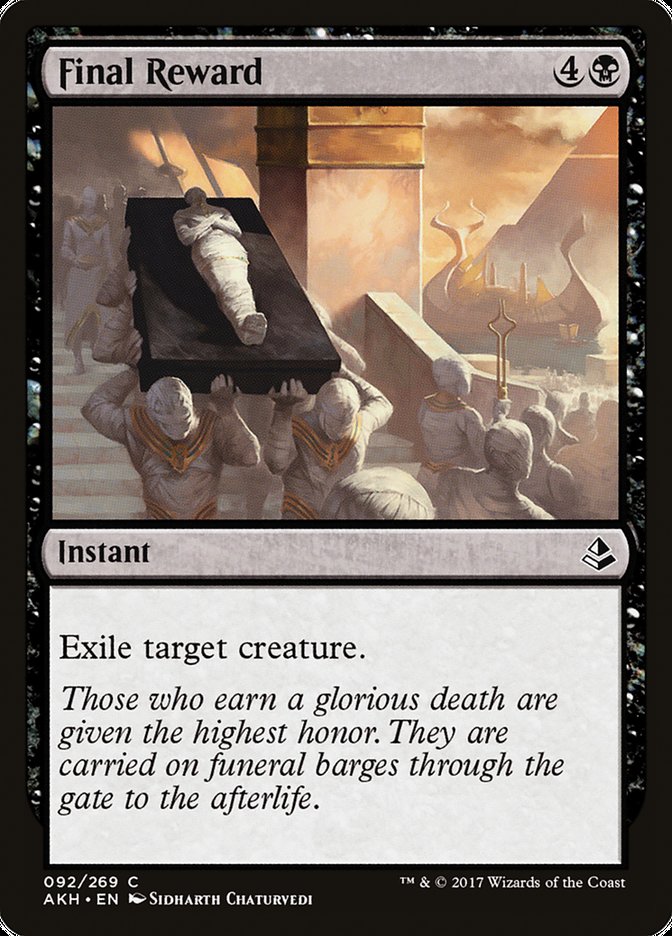 Final Reward [Amonkhet] - Magic: The Gathering - Card Brawlers | Quebec | Canada |
