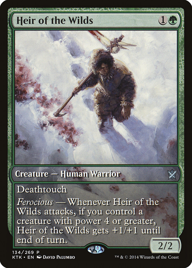 Heir of the Wilds (Game Day) (Extended Art) [Khans of Tarkir Promos] - Magic: The Gathering - Card Brawlers | Quebec | Canada |