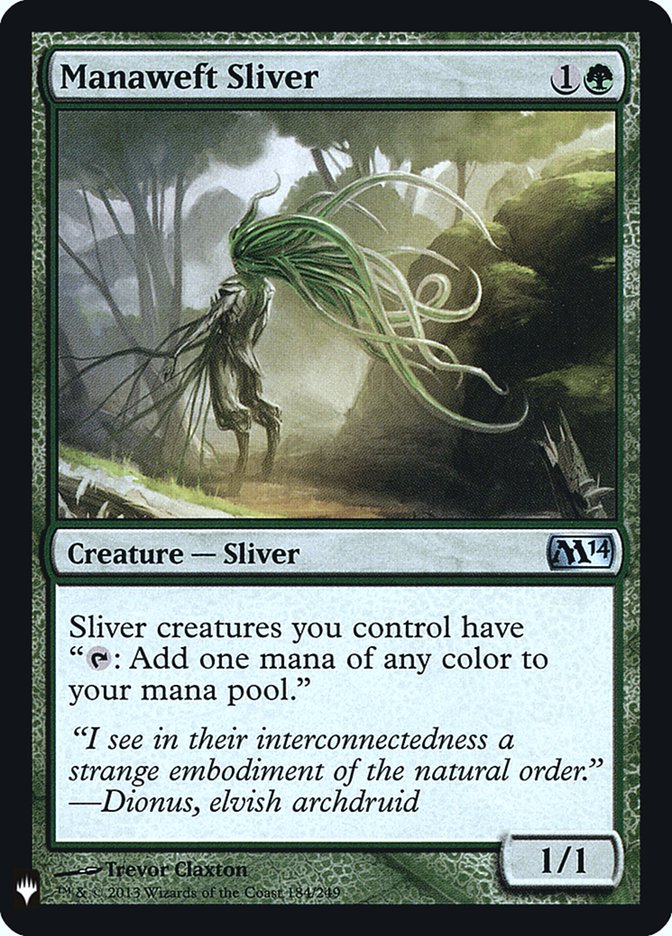 Manaweft Sliver [Mystery Booster] - Magic: The Gathering - Card Brawlers | Quebec | Canada |
