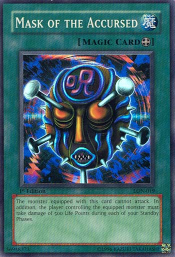 Mask of the Accursed [LON-019] Super Rare - Yu-Gi-Oh! - Card Brawlers | Quebec | Canada |