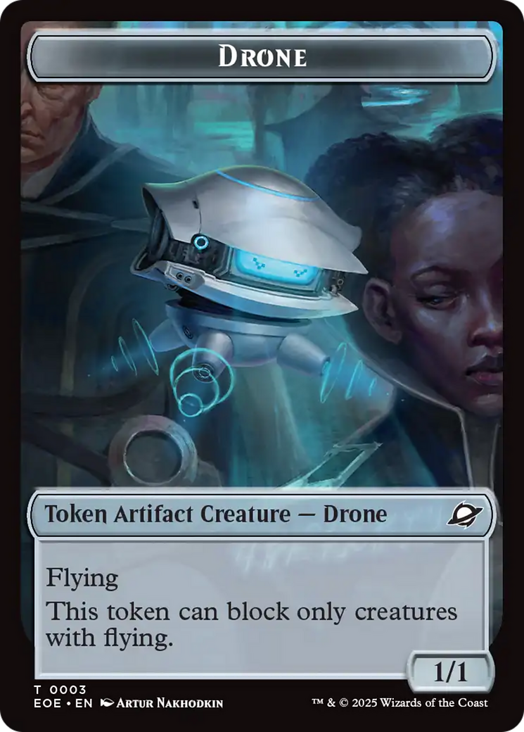 Robot // Drone Double-Sided Token [Edge of Eternities Tokens] - Magic: The Gathering - Card Brawlers | Quebec | Canada |