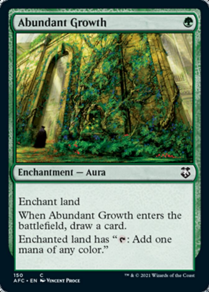 Abundant Growth [Dungeons & Dragons: Adventures in the Forgotten Realms Commander] - Magic: The Gathering - Card Brawlers | Quebec | Canada |