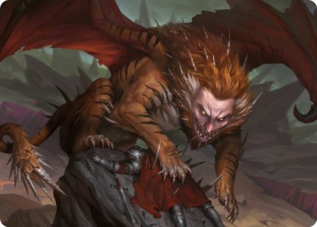 Manticore Art Card [Dungeons & Dragons: Adventures in the Forgotten Realms Art Series] - Magic: The Gathering - Card Brawlers | Quebec | Canada |