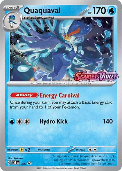 Quaquaval (005) [Scarlet & Violet: Black Star Promos] - Pokémon - Card Brawlers | Quebec | Canada |