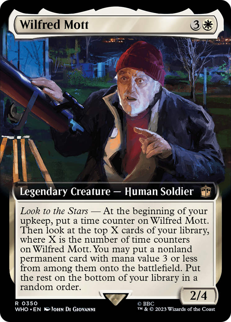 Wilfred Mott (Extended Art) [Doctor Who] - Magic: The Gathering - Card Brawlers | Quebec | Canada |