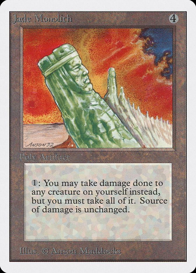 Jade Monolith [Unlimited Edition] - Magic: The Gathering - Card Brawlers | Quebec | Canada |