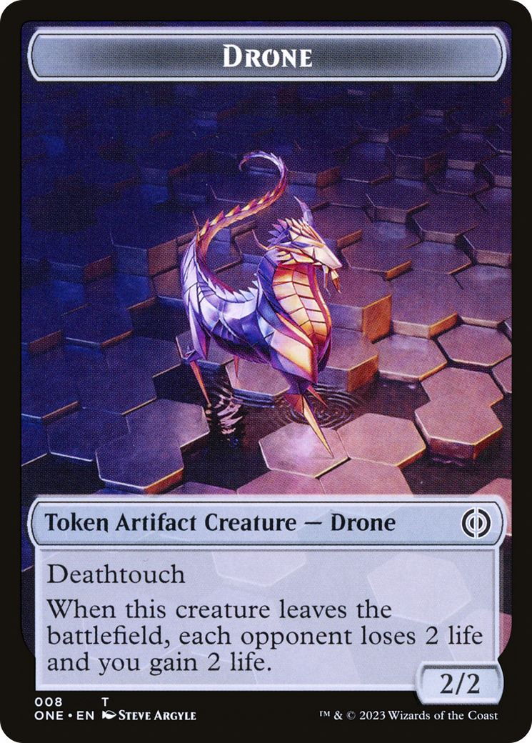 Phyrexian Goblin // Drone Double-Sided Token [Phyrexia: All Will Be One Tokens] - Magic: The Gathering - Card Brawlers | Quebec | Canada |