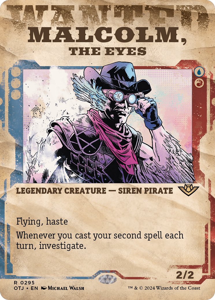 Malcolm, the Eyes (Showcase) [Outlaws of Thunder Junction] - Magic: The Gathering - Card Brawlers | Quebec | Canada |