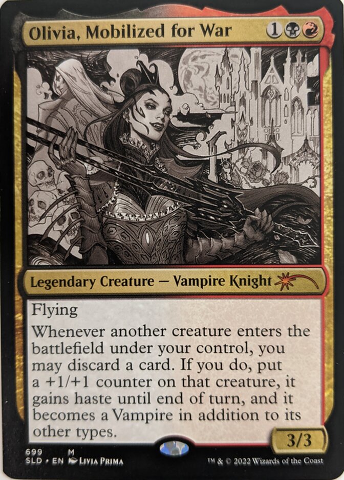 Olivia, Mobilized for War (Sketch) [Secret Lair Drop Promos] - Magic: The Gathering - Card Brawlers | Quebec | Canada |