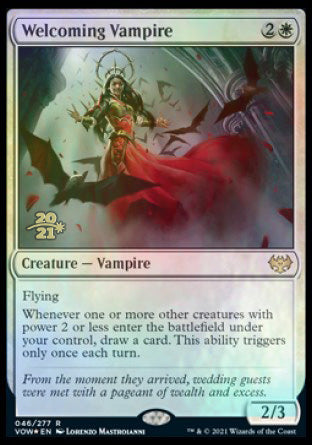 Welcoming Vampire [Innistrad: Crimson Vow Prerelease Promos] - Magic: The Gathering - Card Brawlers | Quebec | Canada |