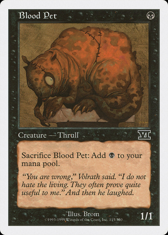 Blood Pet [Classic Sixth Edition] - Magic: The Gathering - Card Brawlers | Quebec | Canada |