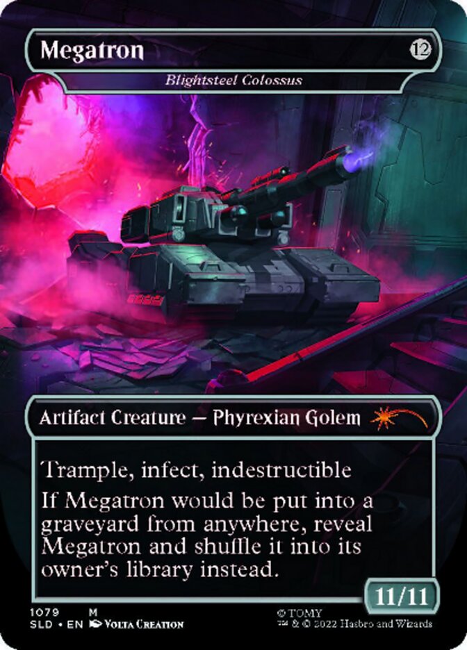 Blightsteel Colossus - Megatron (Borderless) [Secret Lair Drop Series] - Magic: The Gathering - Card Brawlers | Quebec | Canada |