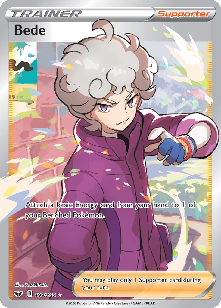 Bede (199/202) [Sword & Shield: Base Set] - Pokémon - Card Brawlers | Quebec | Canada |