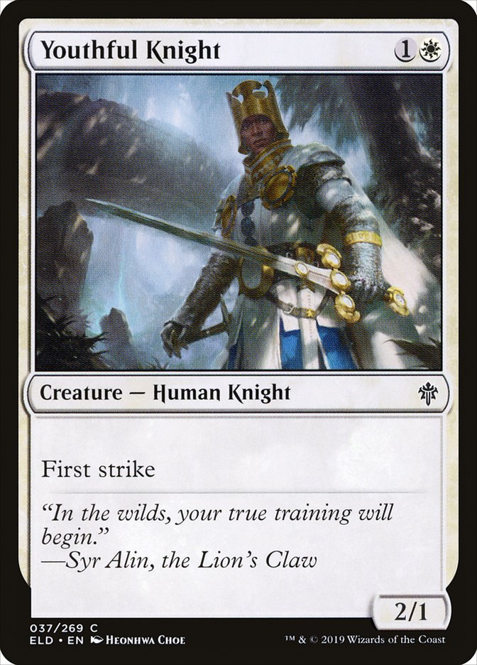 Youthful Knight [Throne of Eldraine] - Magic: The Gathering - Card Brawlers | Quebec | Canada |