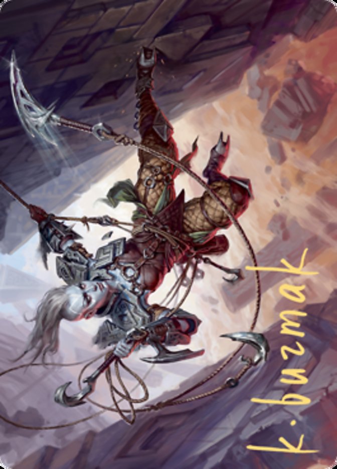 Akiri, Fearless Voyager Art Card (Gold-Stamped Signature) [Zendikar Rising Art Series] - Magic: The Gathering - Card Brawlers | Quebec | Canada |