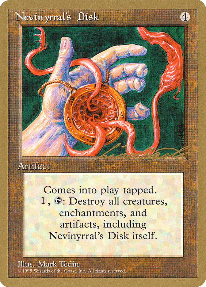 Nevinyrral's Disk (Leon Lindback) [Pro Tour Collector Set] - Magic: The Gathering - Card Brawlers | Quebec | Canada |