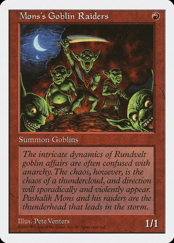 Mons's Goblin Raiders [Fifth Edition] - Magic: The Gathering - Card Brawlers | Quebec | Canada |