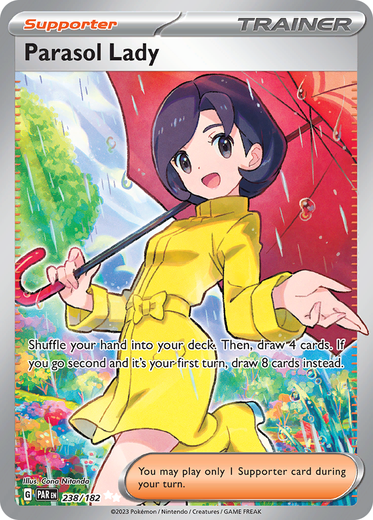 Parasol Lady (238/182) [Scarlet & Violet: Paradox Rift] - Pokémon - Card Brawlers | Quebec | Canada |