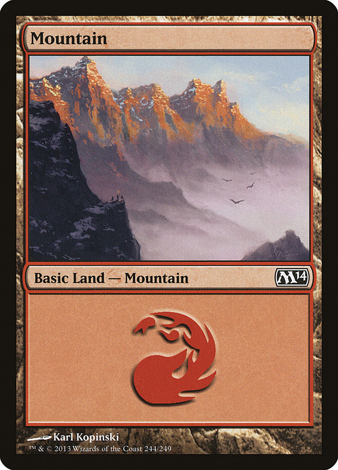 Mountain (244) [Magic 2014] - Magic: The Gathering - Card Brawlers | Quebec | Canada |