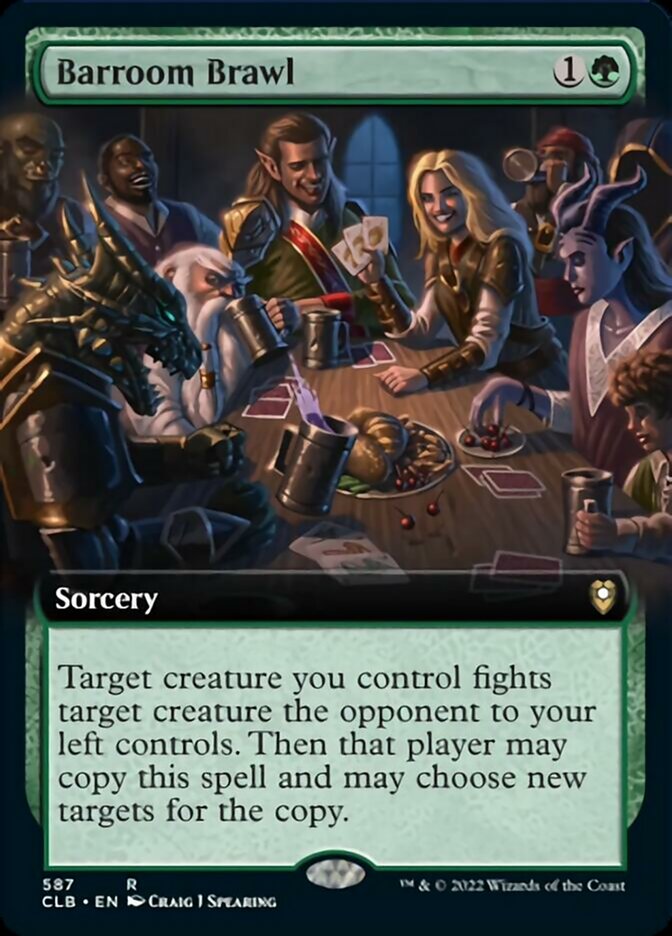 Barroom Brawl (Extended Art) [Commander Legends: Battle for Baldur's Gate] - Magic: The Gathering - Card Brawlers | Quebec | Canada |