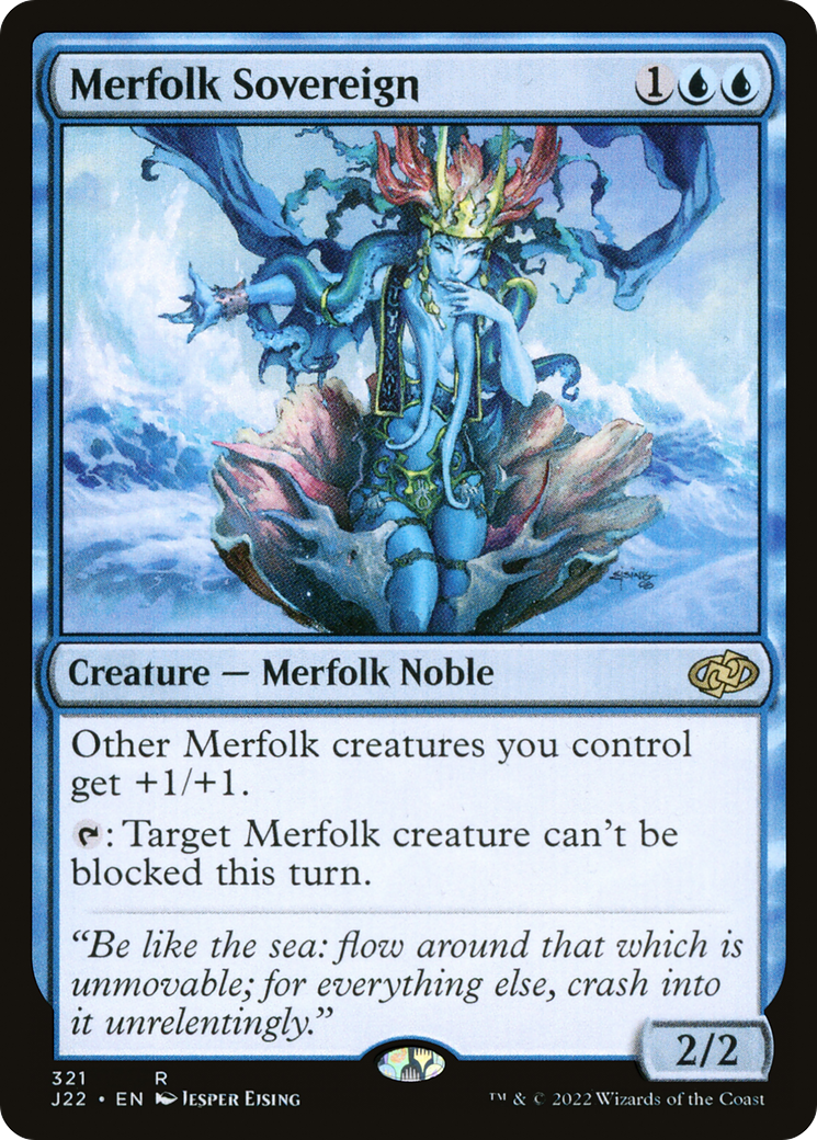 Merfolk Sovereign [Jumpstart 2022] - Magic: The Gathering - Card Brawlers | Quebec | Canada |
