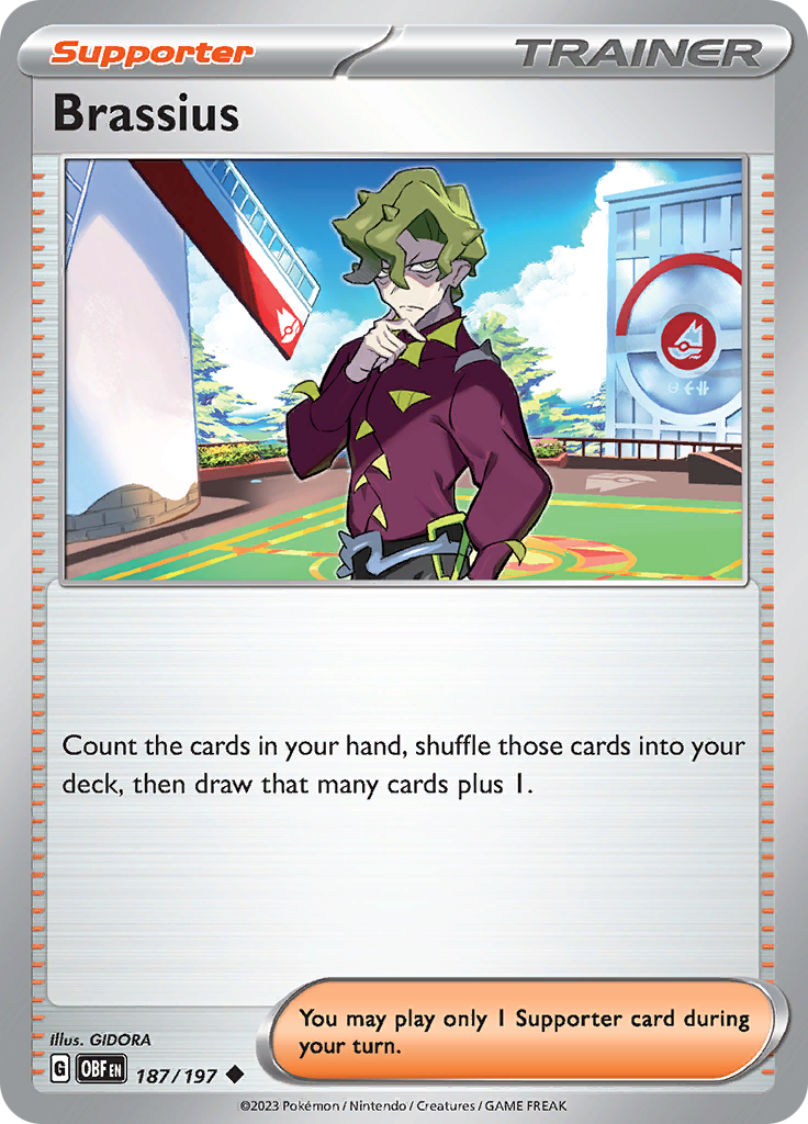 Brassius (187/197) [Scarlet & Violet: Obsidian Flames] - Pokémon - Card Brawlers | Quebec | Canada |