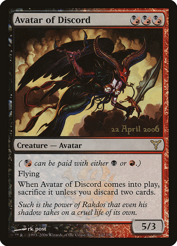 Avatar of Discord [Dissension Promos] - Magic: The Gathering - Card Brawlers | Quebec | Canada |