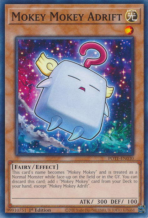 Mokey Mokey Adrift [POTE-EN030] Common - Yu-Gi-Oh! - Card Brawlers | Quebec | Canada |
