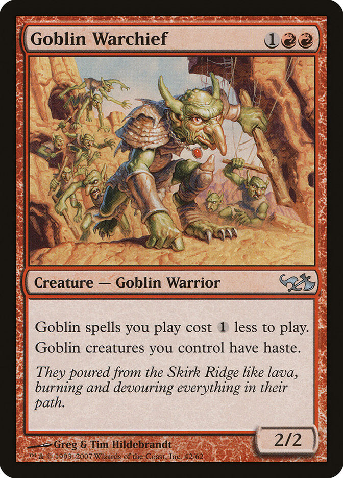 Goblin Warchief [Duel Decks: Elves vs. Goblins] - Magic: The Gathering - Card Brawlers | Quebec | Canada |