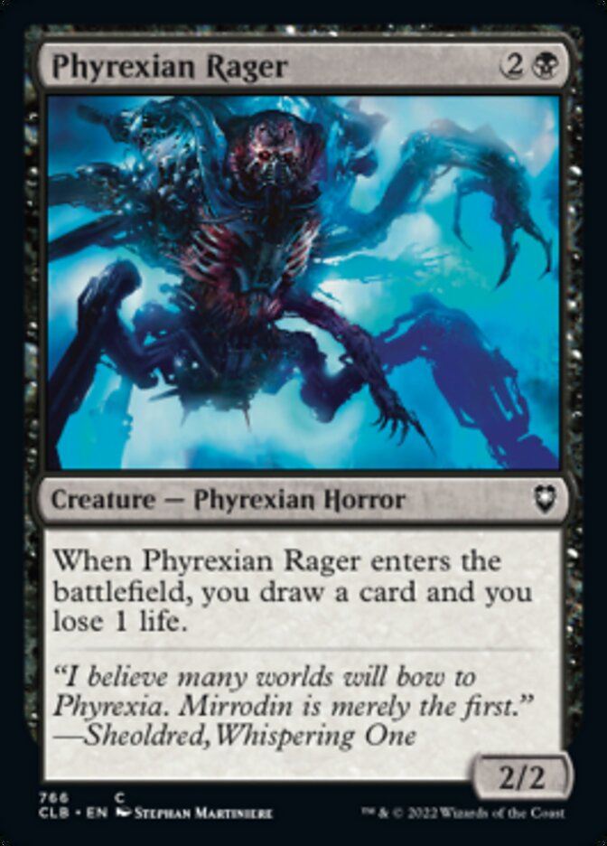 Phyrexian Rager [Commander Legends: Battle for Baldur's Gate] - Magic: The Gathering - Card Brawlers | Quebec | Canada |