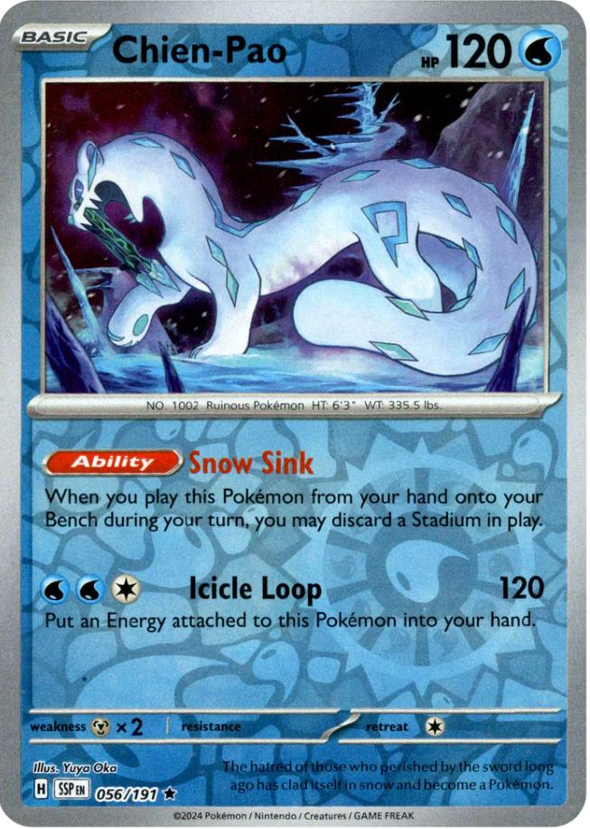 Chien-Pao (056/191) [Scarlet & Violet: Surging Sparks] - Pokémon - Card Brawlers | Quebec | Canada |