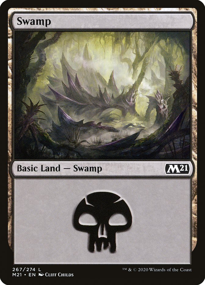Swamp (267) [Core Set 2021] - Magic: The Gathering - Card Brawlers | Quebec | Canada |
