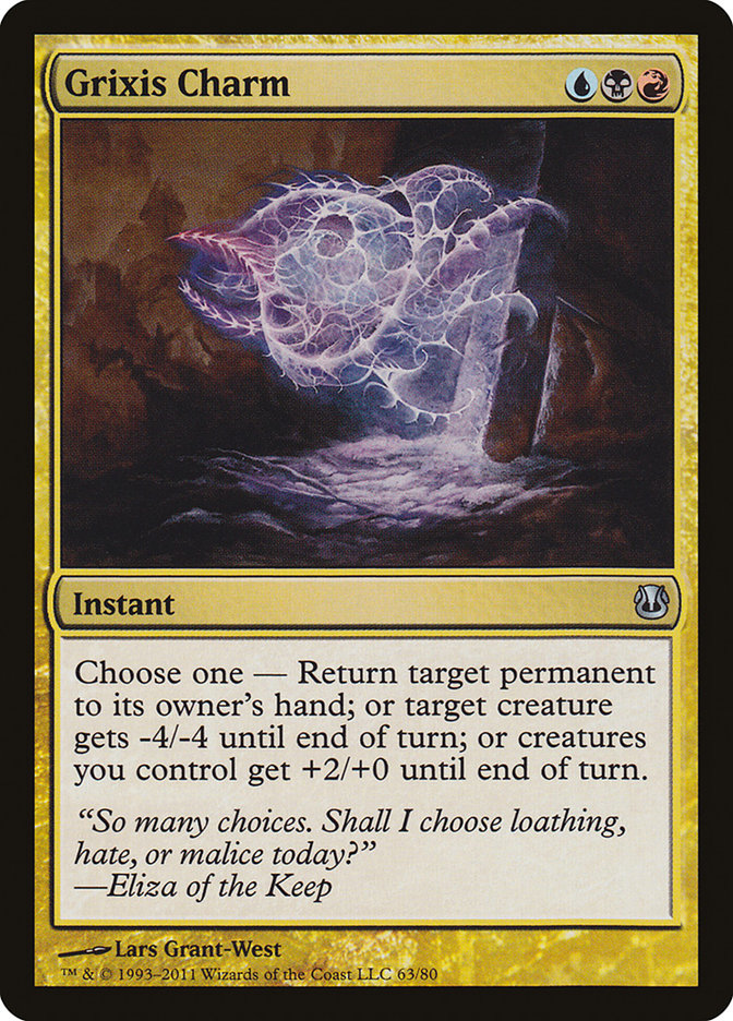 Grixis Charm [Duel Decks: Ajani vs. Nicol Bolas] - Magic: The Gathering - Card Brawlers | Quebec | Canada |