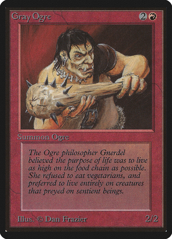 Gray Ogre [Beta Edition] - Magic: The Gathering - Card Brawlers | Quebec | Canada |