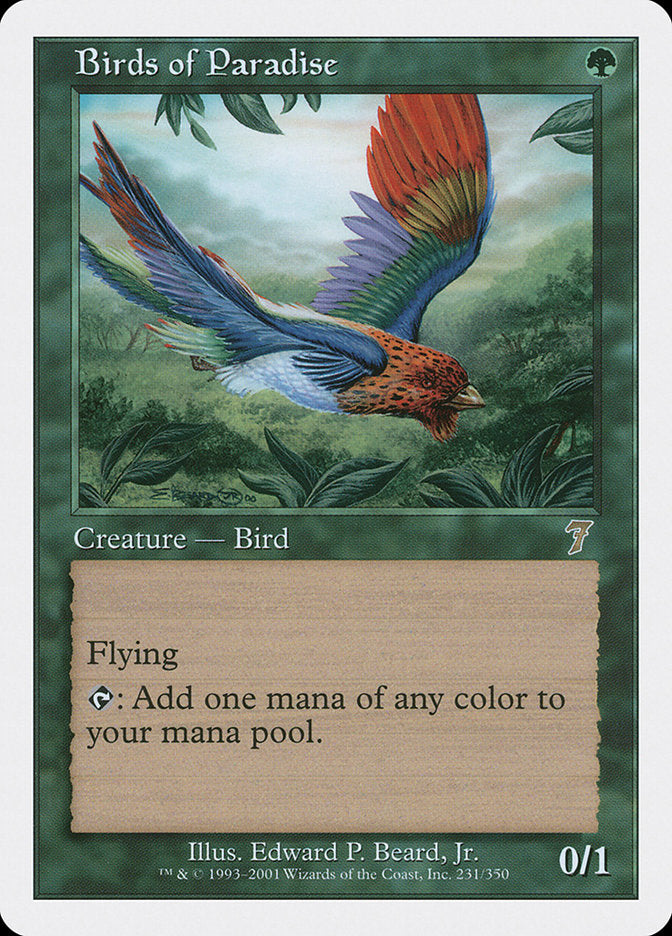 Birds of Paradise [Seventh Edition] - Magic: The Gathering - Card Brawlers | Quebec | Canada |
