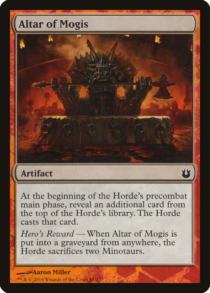 Altar of Mogis [Born of the Gods Battle the Horde] - Magic: The Gathering - Card Brawlers | Quebec | Canada |