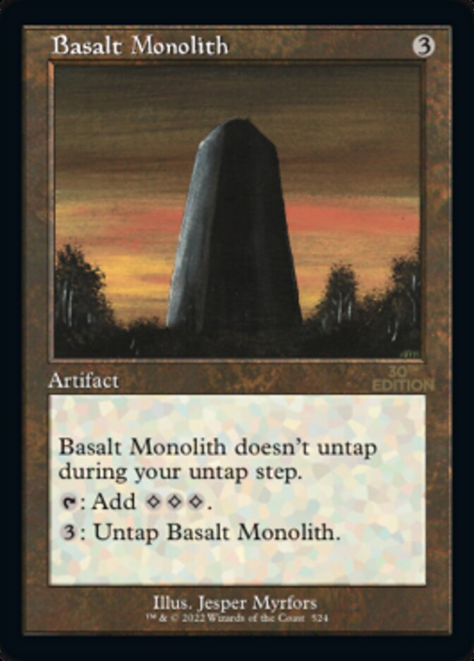 Basalt Monolith (Retro) [30th Anniversary Edition] - Magic: The Gathering - Card Brawlers | Quebec | Canada |