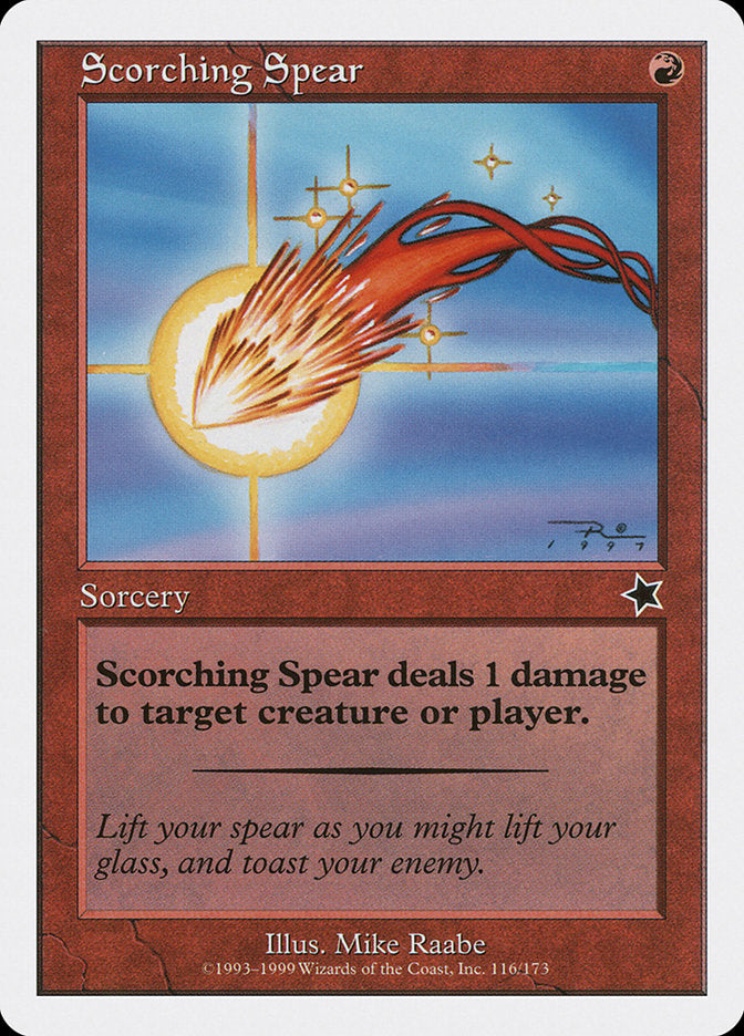 Scorching Spear [Starter 1999] - Magic: The Gathering - Card Brawlers | Quebec | Canada |