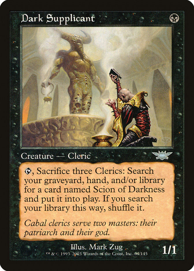 Dark Supplicant [Legions] - Magic: The Gathering - Card Brawlers | Quebec | Canada |
