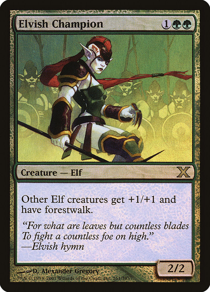 Elvish Champion (Premium Foil) [Tenth Edition] - Magic: The Gathering - Card Brawlers | Quebec | Canada |