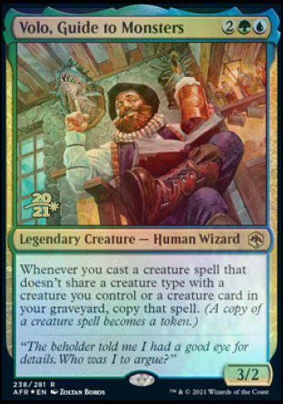 Volo, Guide to Monsters [Dungeons & Dragons: Adventures in the Forgotten Realms Prerelease Promos] - Magic: The Gathering - Card Brawlers | Quebec | Canada |