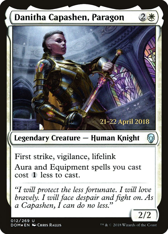 Danitha Capashen, Paragon [Dominaria Prerelease Promos] - Magic: The Gathering - Card Brawlers | Quebec | Canada |