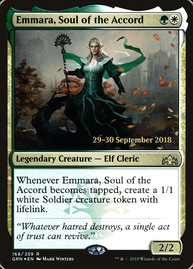 Emmara, Soul of the Accord [Guilds of Ravnica Prerelease Promos] - Magic: The Gathering - Card Brawlers | Quebec | Canada |